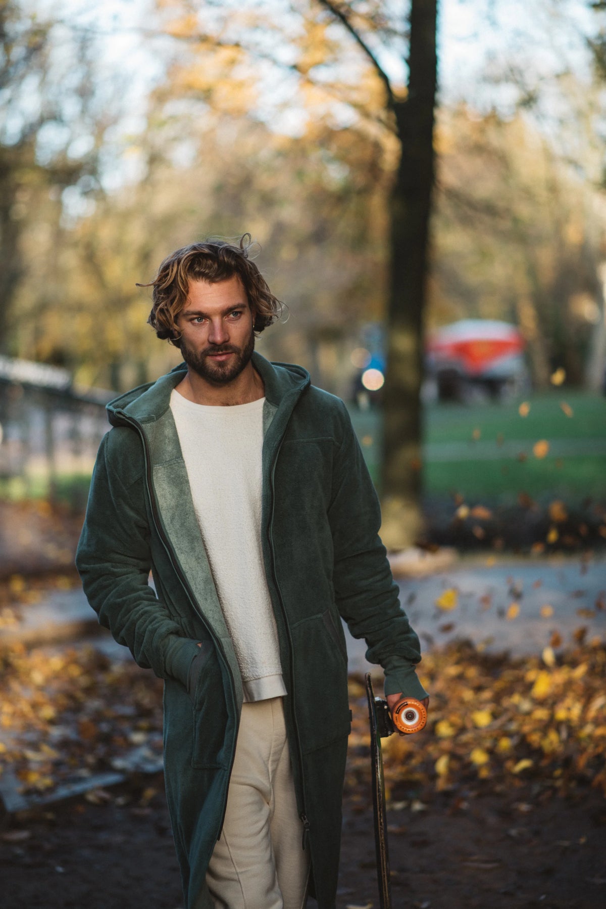 Balboa Herren-Bademantel Forest Green