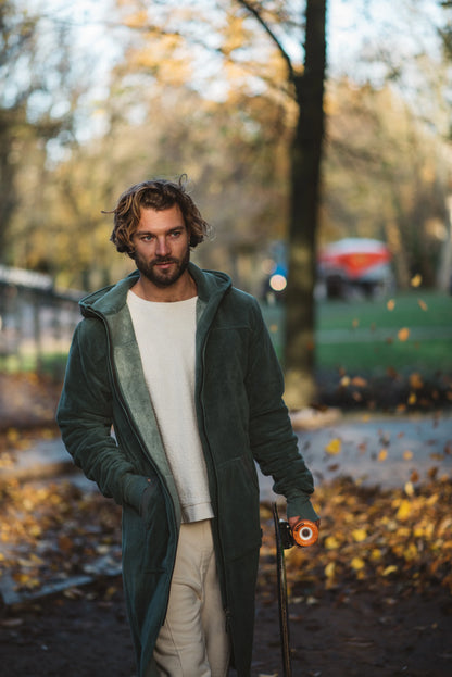 Balboa Herren-Bademantel Forest Green