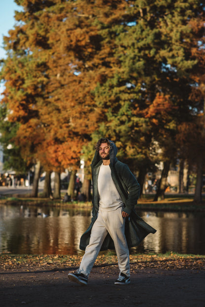 Balboa Herren-Bademantel Forest Green