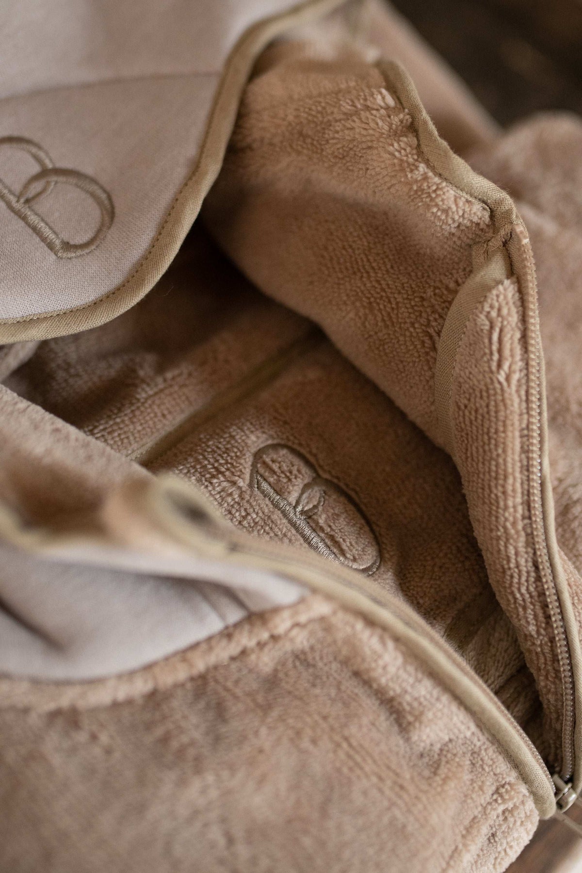 Balboa heren badjas Desert Taupe