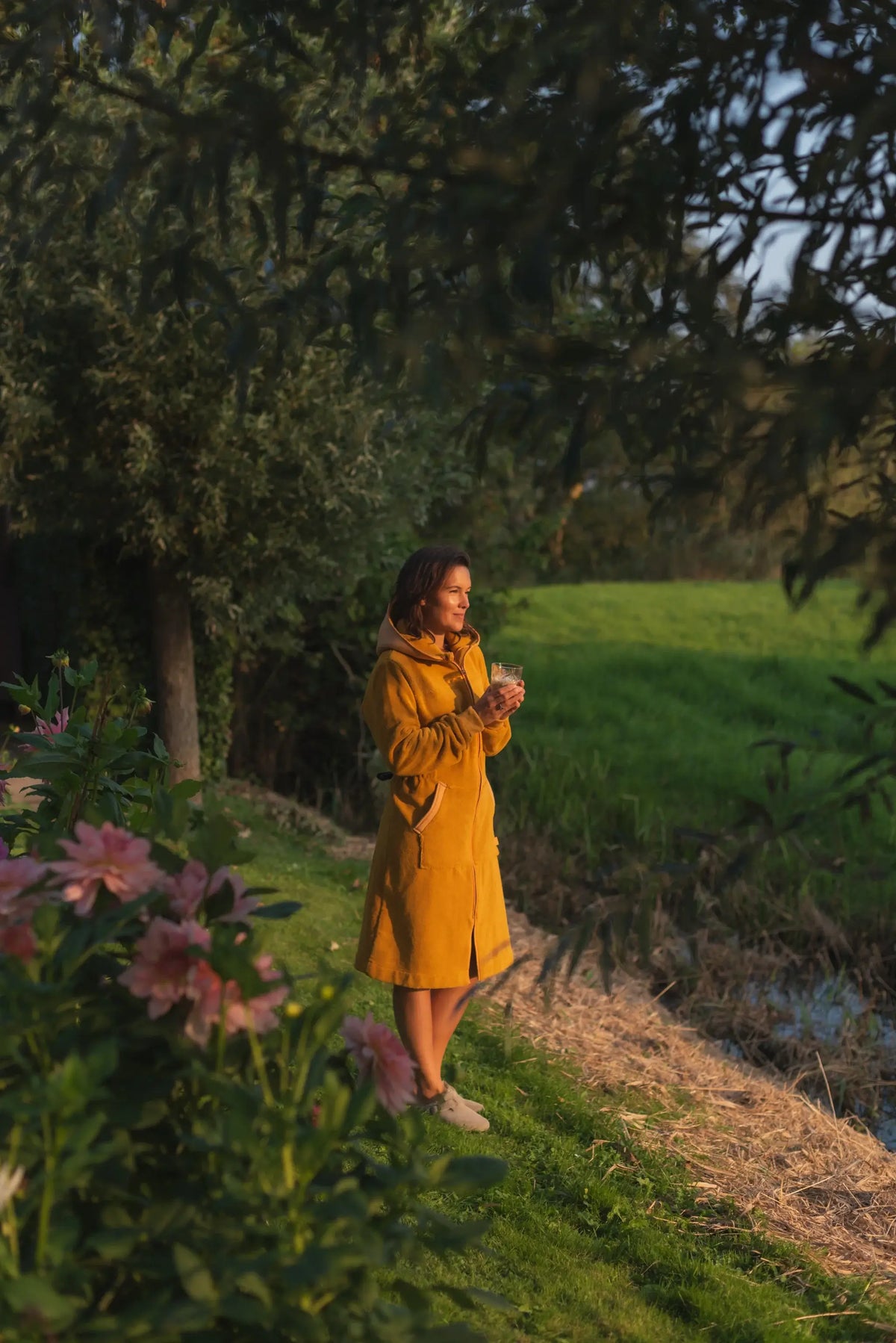 Balboa Damen-Bademantel Sunshine Yellow