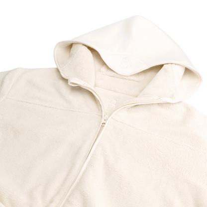 Balboa heren badjas Pebble White